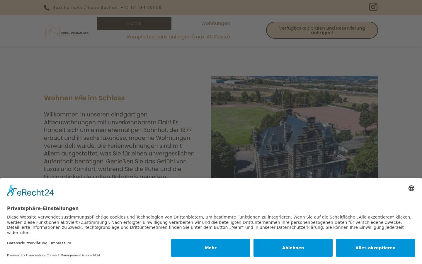 Screenshot van de toestemmingsbanner zoals getoond vóór enige interactie