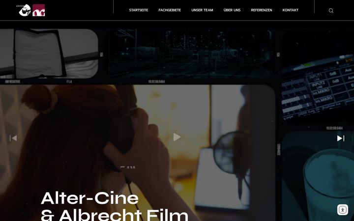 Screenshot van alter-cine.de