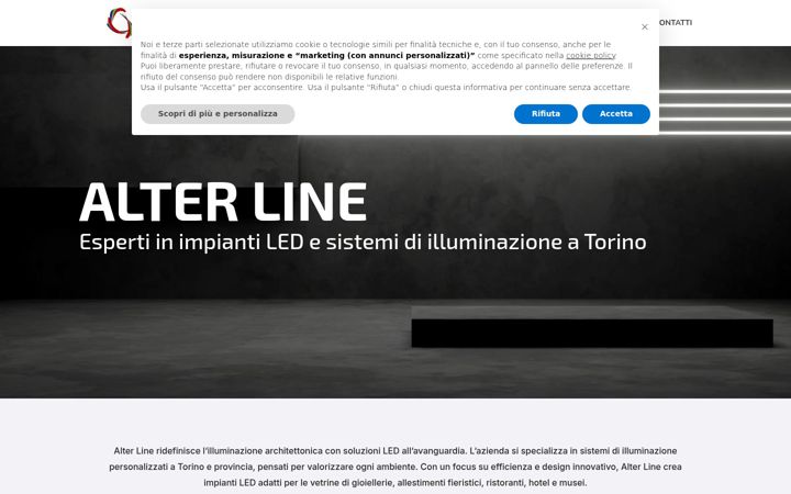 Screenshot of alter-line.it