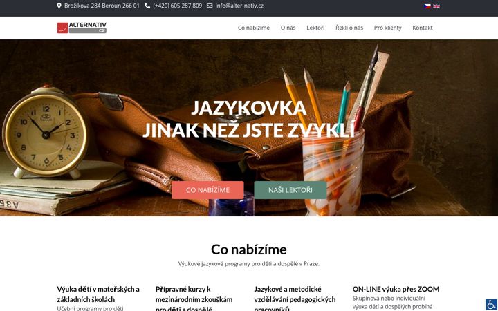 Screenshot of alter-nativ.cz