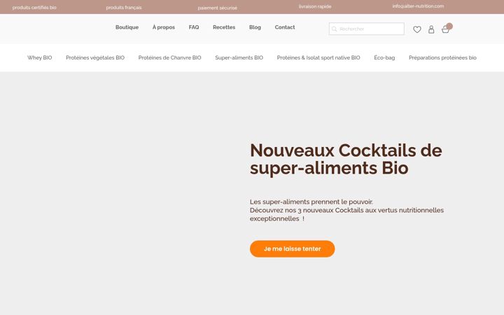 Screenshot di alter-nutrition.com