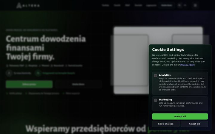 Screenshot of altera.co