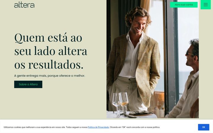 Screenshot of alteracapital.com.br