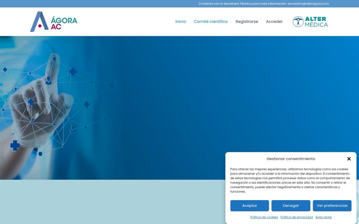 Screenshot of alteragora.com