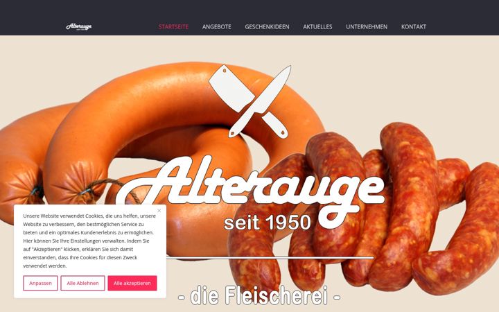 Screenshot of alterauge.info