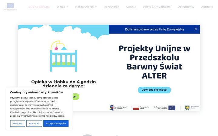 Screenshot of alterbarwnyswiat.pl