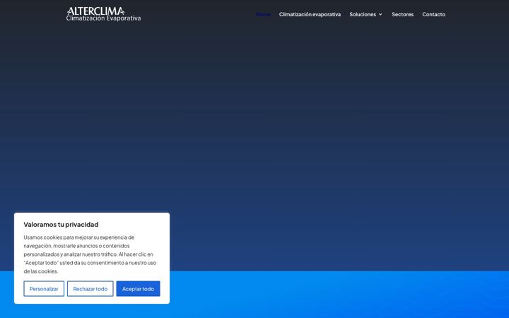 Screenshot of alterclima.es