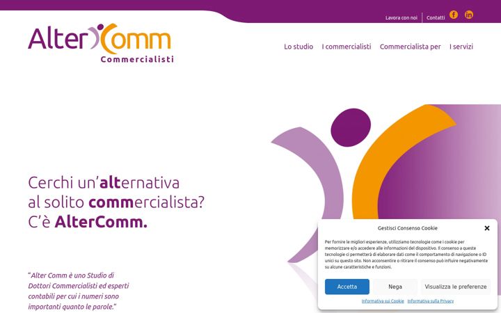 Screenshot of altercomm.it