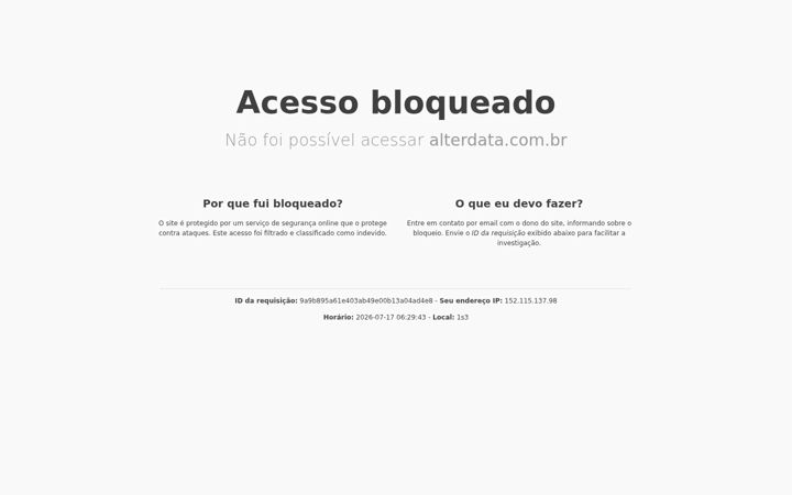 Captura de ecrã de alterdata.com.br