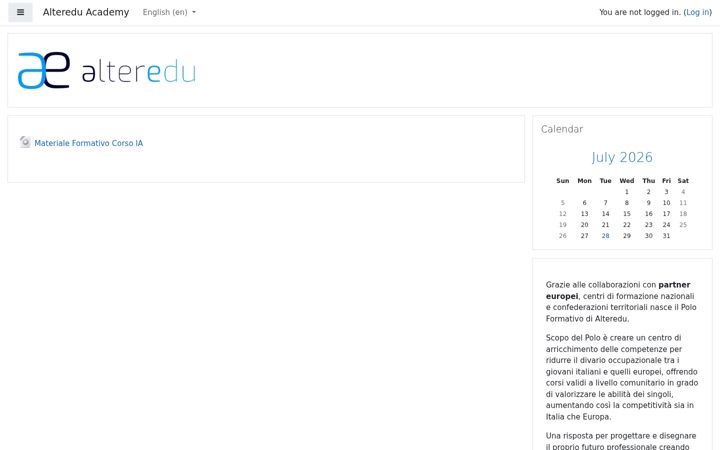 Screenshot of alteredu.academy