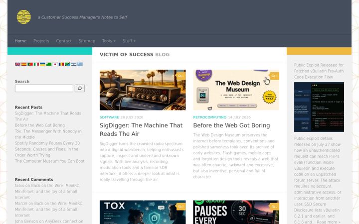 Screenshot of alterego.cc