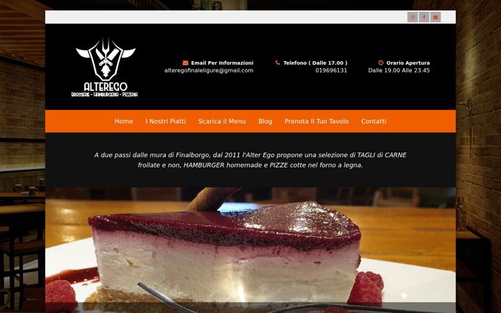 Screenshot of alteregofinaleligure.it