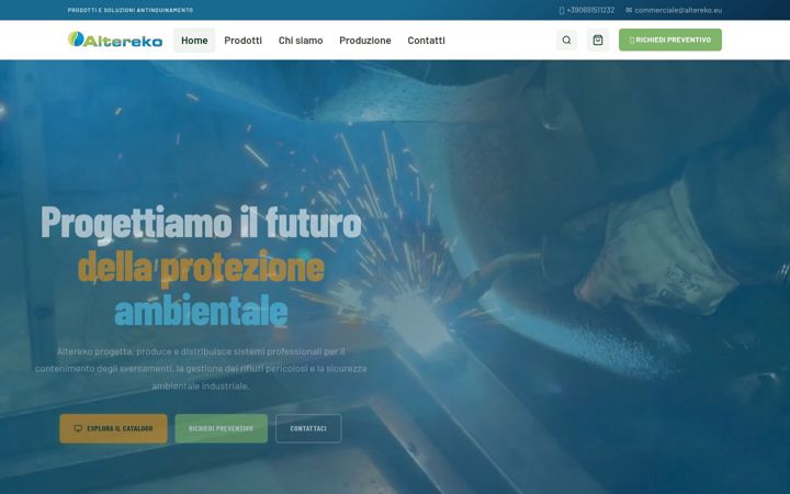 Screenshot of altereko.eu