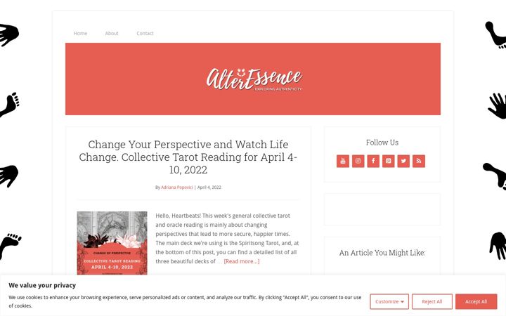 Screenshot of alteressence.com