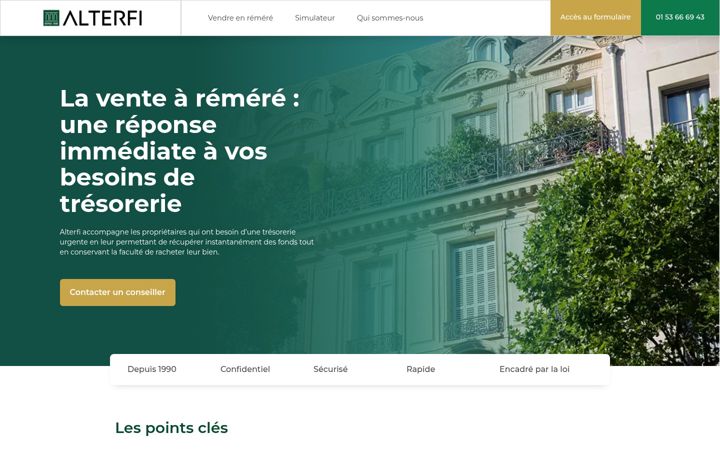 Screenshot di alterfi.fr