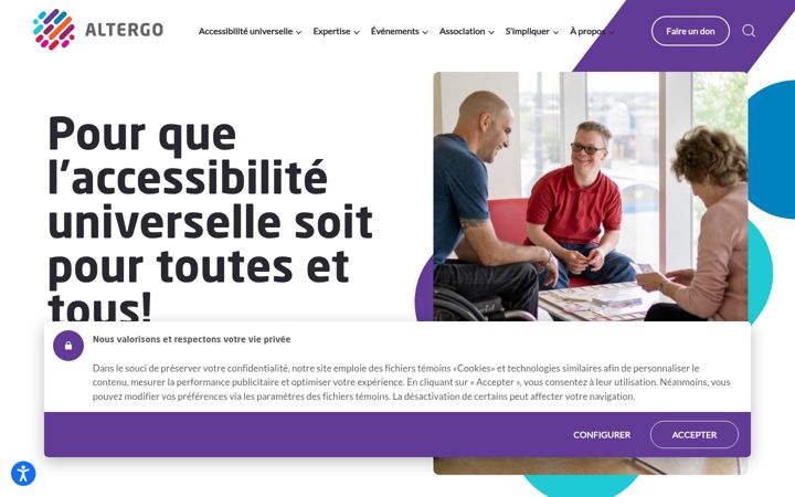 Screenshot of altergo.ca