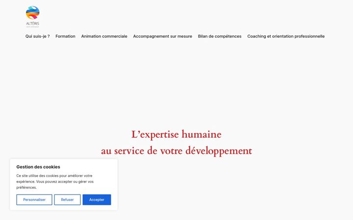 Screenshot of alteris-developpement.com