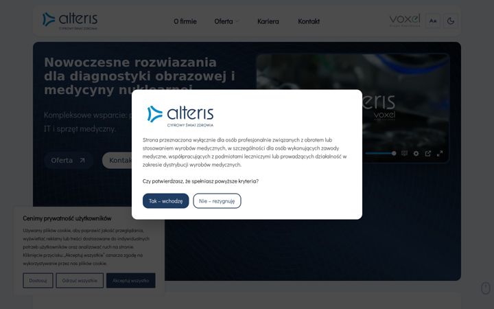 Screenshot του alteris.pl