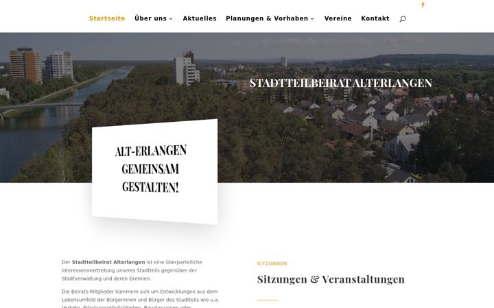 Screenshot of alterlangen-stadtteilbeirat.de