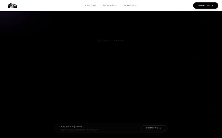 Captura de ecrã de altermaind.com