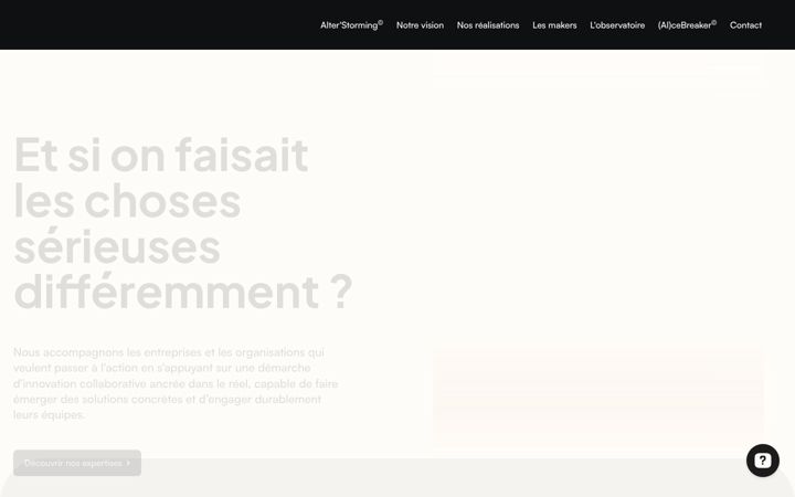 Captura de ecrã de altermakers.com