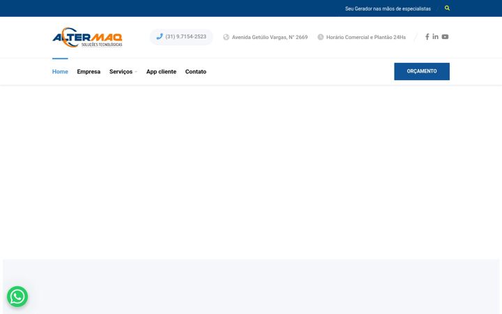 Screenshot of altermaq.com.br