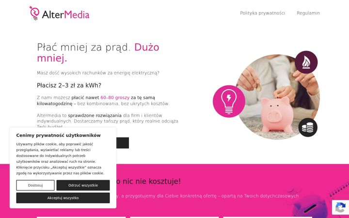 Screenshot of altermedia.pl