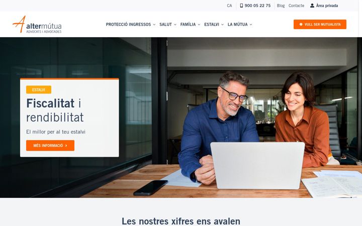 Screenshot of altermutua.com