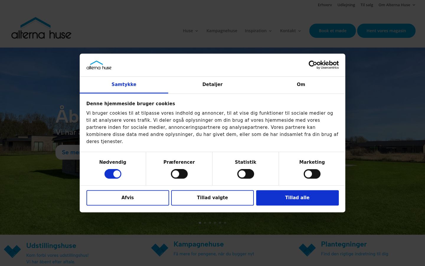Sutikimo reklamjuostės, rodytos prieš bet kokią sąveiką, ekrano kopija