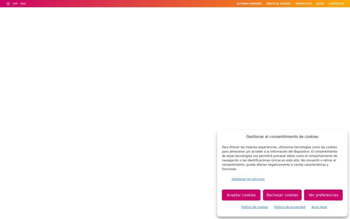 Posnetek zaslona alternaenergia.com