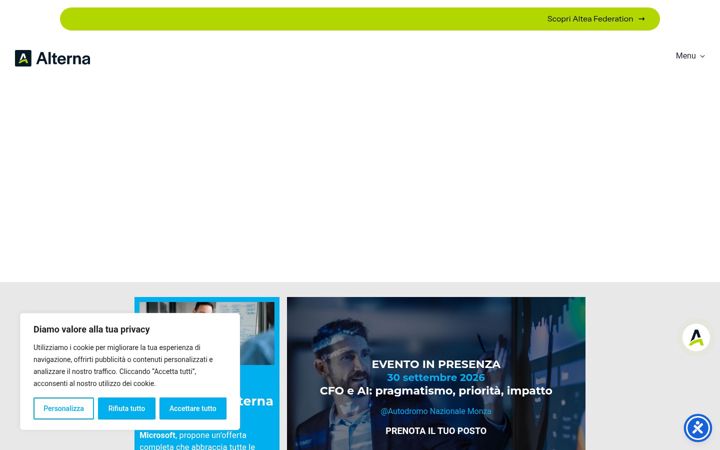 Screenshot of alternanet.it