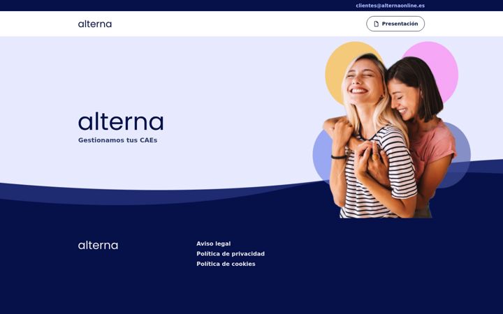 Screenshot of alternaonline.es