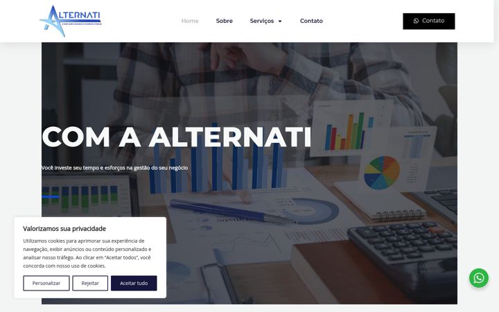Captura de ecrã de alternati.com.br