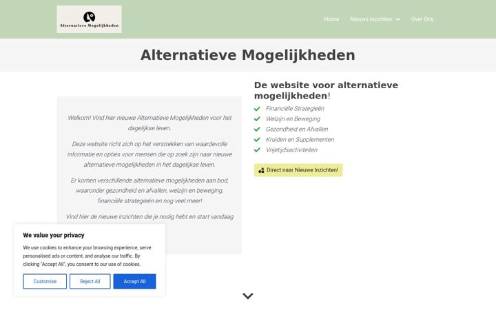 Screenshot of alternatievemogelijkheden.nl