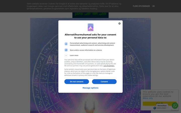 Captura de pantalla de alternatifnurmuhamad.com