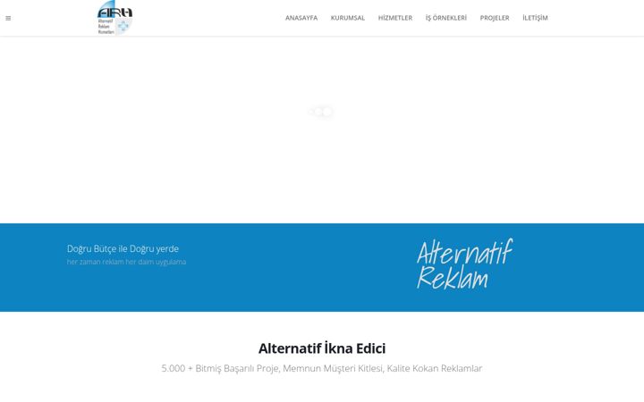 Captura de pantalla de alternatifreklam.com.tr