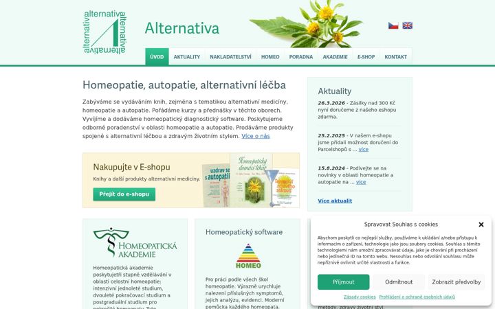 Zrzut ekranu alternativa.cz