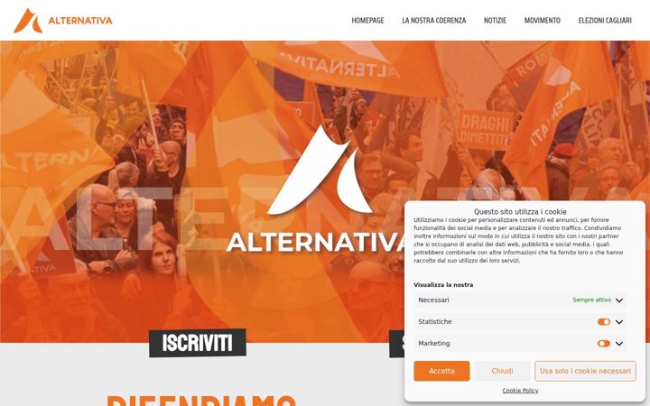 Skærmbillede af alternativa.it