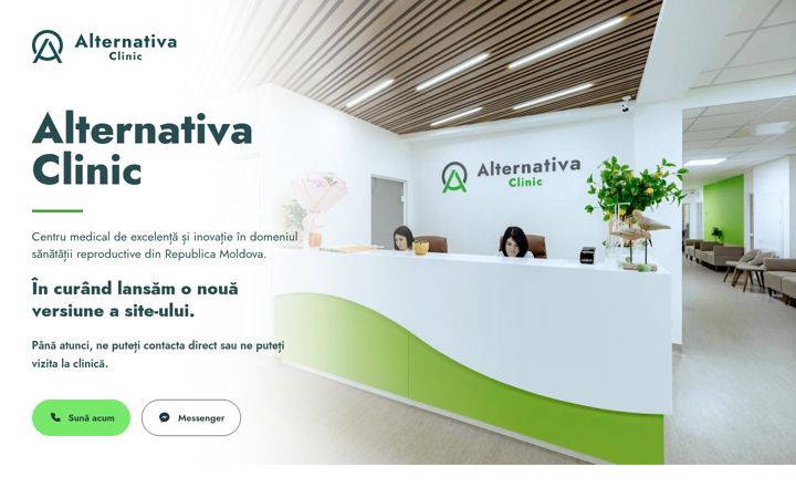 Screenshot of alternativaclinic.md