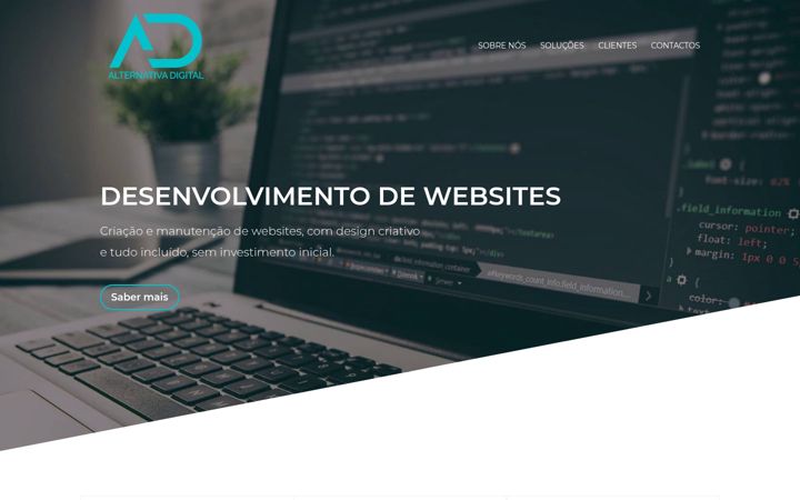 Screenshot of alternativadigital.pt