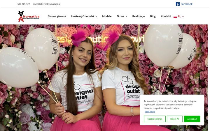 Screenshot of alternativamodels.pl