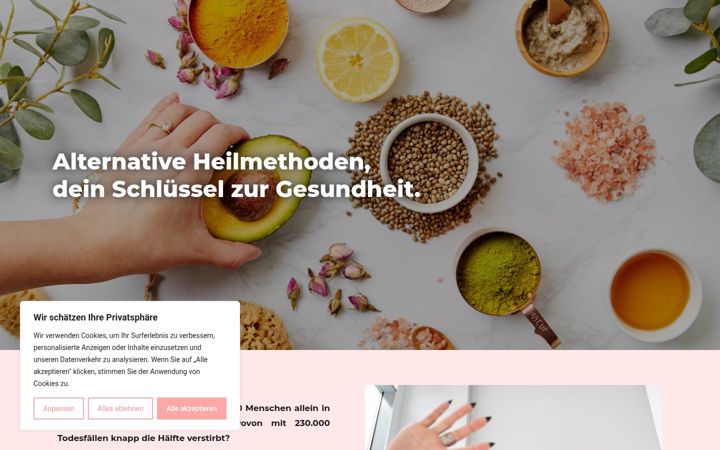 Screenshot of alternative-angebote.online