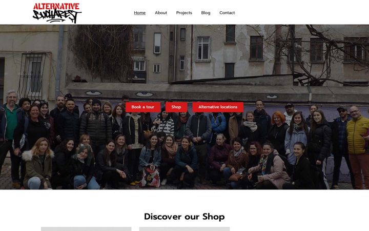 Skærmbillede af alternative-bucharest.com