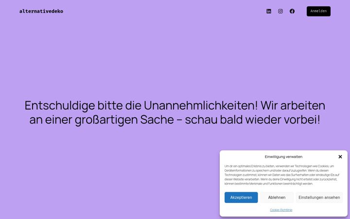 Screenshot of alternative-deko.com