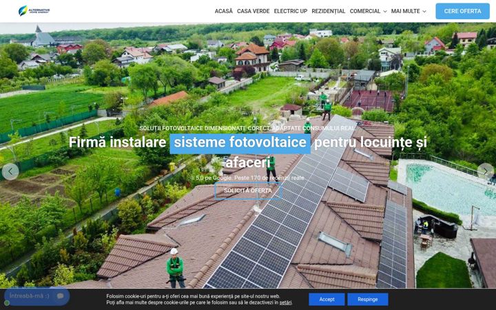 Screenshot of alternative-energy.ro