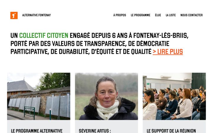 Screenshot of alternative-fontenay.fr