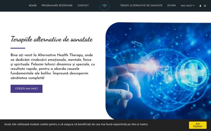 Screenshot of alternative-health-therapy.com