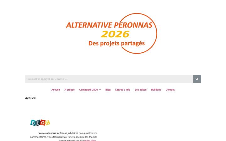 Screenshot of alternative-peronnas.fr