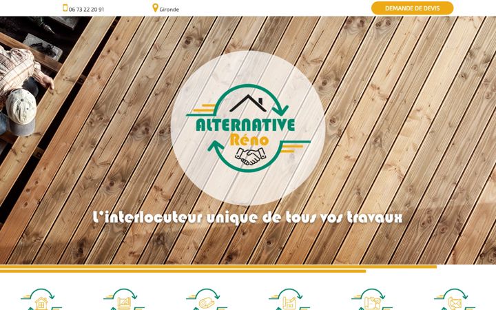 Screenshot of alternative-reno.fr
