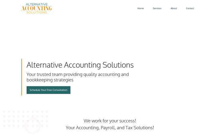 Screenshot stránky alternativeaccountingsolutionsllc.com